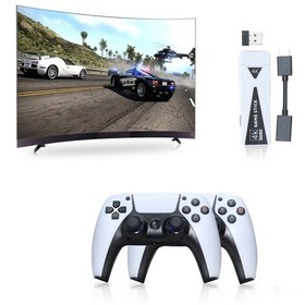 Resim Retro 4K 5000+ Games Android TV Oyunu Kablosuz Atari Oyun Konsolu (İthalatçı Garantili) 