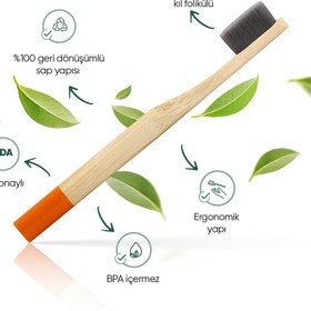 Resim T-Brush Nano Çocuk Diş Fırçası - Siyah Renk- Ultra Soft 