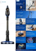 Resim Philips Evrekala Dik Süpürge Philips 70 dk Şarjlı Yeni Süpürge Vacuum Cleaner Mop 