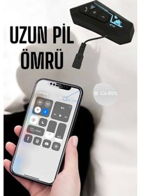 Resim Drnds Kask Kulaklık Bluetooth Motosiklet Kulaklık Intercom Su Geçirmez 