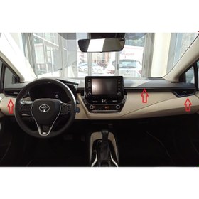 Resim Toyota Corolla Uyumlu 2019-2020 Menfez Çıta Seti (520469886) 