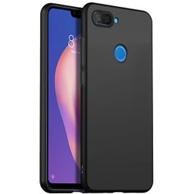 Resim Matte Silicone Xiaomi Mi 8 Lite Kılıf Siyah 