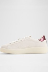 Resim Aldo ADREI - Kadın Gerçek Deri Beyaz Bağcıklı Platform Sneaker 