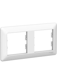 Resim Schneider EPH5805221 Asfora Em Beyaz 2'li Çerçeve Yatay 