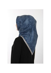 Resim Aker Mavi Laci Ipek Krep Saten Eşarp 7208701-324 