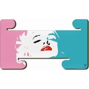 Resim Marilyn Monroe Mdf Yatay ve Dikey Baskılı Tablet Tutucu Stand 