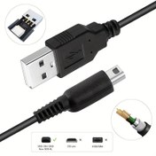 Resim 3DS USB Şarj Kablosu, Nintendo Yeni 3DS XL/Yeni 3DS/3DS XL/3DS/ Yeni 2DS XL/Yeni 2DS/2DS XL/2DS/ DSi/DSi XL Siyah için Güç Şarj Kablosu 