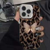Resim A Laser Energy TPU Malzeme Tam Vücut Şok Geçirmez Telefon Kılıfı Kelebek Leopar Tasarımı ile, Bu Kılıf Tam Koruma Sunar ve Şık Bir Seçenekdir, Bu Nedenle İdeal Bir Hediye Olur 