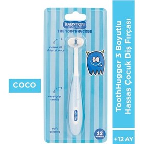 Resim Toothhugger 3 Boyutlu Hassas Çocuk Diş Fırçası Coco 