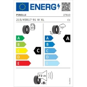 Resim Pirelli 215/45 R17 91W Xl Cınturato P7 (Ka) Yaz Lastiği (Üretim Yılı: 2024) 