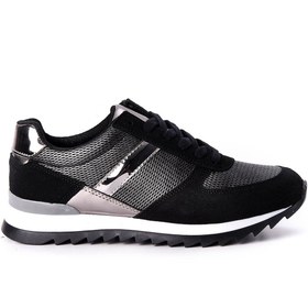 Resim Kadın Süet Detaylı Sneaker 