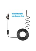 Resim Kangvka 7mm Ip67 Su Geçirmez Endoskop, 1m Yumuşak Kablolu, Type-c/android/pc Uyumlu, 6 Led Işıklı, Araç Tamiri Ve Boru İnceleme Aracı Çok Renkli 