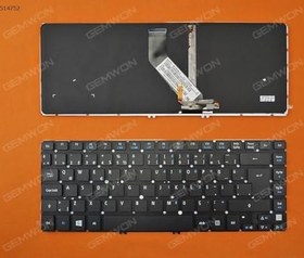 Resim R2HBW 1D Klavye Işıklı Türkçe Siyah 