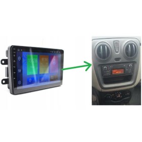 Resim Cadence Renault Symbol Android Multimedya Sistemi 4-64 (2013-2017)+ Dört Bölge 360 Derece Kamera Sis 