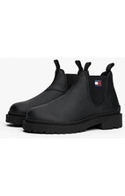 Resim Tommy Hilfiger Erkek Siyah Kısa Bot 