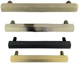 Resim System 8801 Çizgili Modern Kalın Kulp Siyah Renk 512 Mm Çok Renkli 