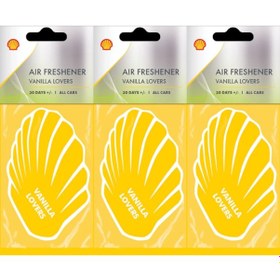 Resim Shell Air Freshener Vanilla Lovers 3 Lü Set Vanilya Aromalı Ara 