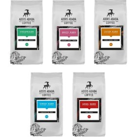Resim Ababa Coffee - 5X100 gr Orijinal Etiyopya Kahveleri (Moka Pot) 