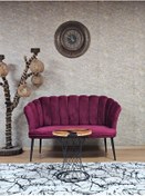 Resim SEVİNÇ MOBİLYA İkili Papatya Çay Seti Koltuk Siyah Boyalı Sivriltme Ayak, Balkon, Salon, Ofis, Koltuk Takımı 