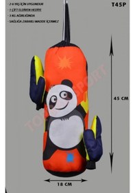 Resim Beratsport Leyaton Çocuk Boks Torbası Seti Eldivenli Hediyeli Kum Torbası (519526490) 