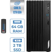 Resim MSI Pro DP180 Intel Core I5 12400 64GB 2tb SSD Intel UHD Grafik Freedos Masaüstü Bilgisayar MS422XTRF18 + Zettausbbellek 