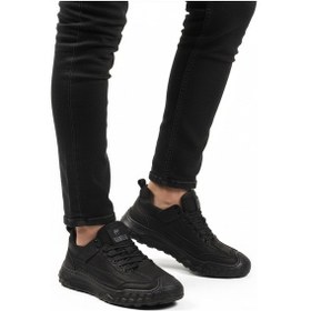 Resim Gamelu Siyah Hakiki Deri Erkek Casual Ayakkabı Çok Renkli 