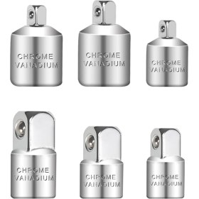 Resim Forge Jungle Soket Adaptörü, 6 Parçalı Adaptör Seti, Soket Adaptör Seti, Cırcır Anahtarları, Somun Cırcır Anahtarları Için Adaptör Seti (Yurt Dışından) 