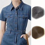 Resim 10 Adet Spiral Metal Düğme, 1.8/2.5 cm Altın Gümüş Renkli Düzensiz Düğmeler, Retro DIY Giysi Dekoru ve Dikiş Malzemeleri 