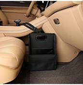 Resim Dashanshop Siyah Pu Deri Araç Koltuğu Düzenleyici Ayakkabı Saklama Fonksiyonlu Pratik Otomobil Organizer 