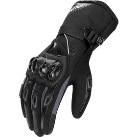 Resim Yingfu Ironride Moto Eldivenleri, Gri Renk, Motosiklet Kullanıcıları İçin 