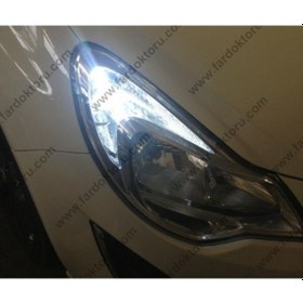 Resim Fardoktoru Opel Corsa D Drl Gündüz Farı Led Ampulü Femex Platınum T20 