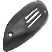 Resim Zcjb Magideal Motosiklet Egzoz Isı Kalkanı Siyah Koruyucu Kılıf Vespa Gts 300 250 İçin 