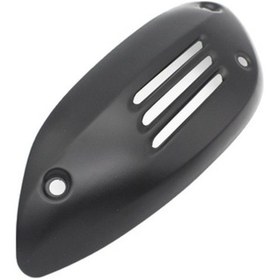 Resim Zcjb Magideal Motosiklet Egzoz Isı Kalkanı Siyah Koruyucu Kılıf Vespa Gts 300 250 İçin 
