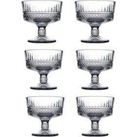 Resim Paşabahçe 51749-6'lı Düz Elysia Ayaklı Dondurmalık Sunum Kase Seti 