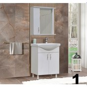 Resim Banyo Dolabı 55 Cm Takım 