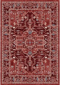 Resim Konfor Halı Konfor Antico 2353 Pamuk Tabanlı Yıkanabilir Otantik Vintage Klasik Eskitme Halı 