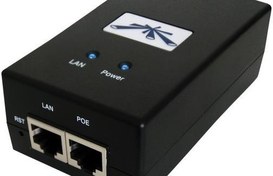 Resim Ubiquiti (Ubnt) Poe-24-24W-G 1Port Gigabit 24V Poe Adaptör 