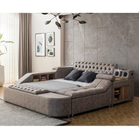 Resim Eymense Dorwell Akıllı Lüx Karyola Kahve 