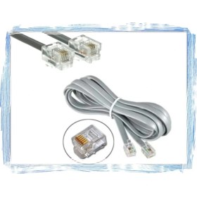 Resim MKS Internet Adsl-Vdsl Modem Rj 11 ve Telefon Hat Bağlantı Kablosu 