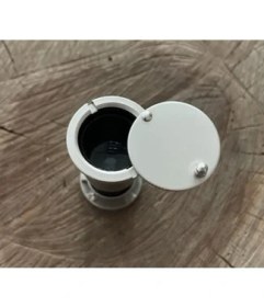 Resim DOOR UZUN KAPI DÜRBÜNÜ ÇELİK KAPI DÜRBÜNÜ 9CM 25MM GRİ RENK 2,5CM İADE YOK 