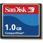 Resim Sandisk Compact Flash 1 Gb Cf Kart Fotoğraf Makinası Hafıza Kartı 