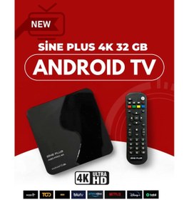 Resim Sine Plus A80 Quad Core Arm A53 64 Bit Cpu Pro 4k 32gb Hafıza Android 12 Sınırsız Tv Paketi Tv Box 4k Uhd 