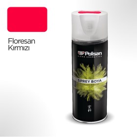 Resim Polisan Floresan Kırmızı Sprey Boya 400 ml 