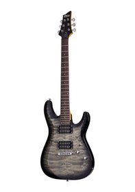 Resim Schecter C-6 Plus Elektro Gitar (Charcoal Burst) 