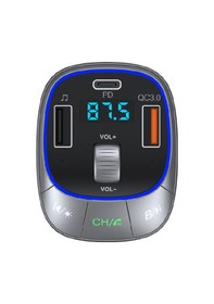 Resim Linktech Gf17 48w Pd + Qc3.0 Led Ekranlı Fm Transmitter 