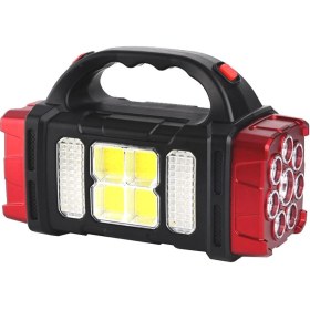 Resim Powermaster Hb-1678 Solarlı Usb Çıkışlı Şarjlı Kamp Feneri Kırmızı - Siyah 