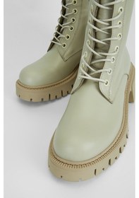 Resim Valmenti Kadın Bej Hakiki Deri Casual Bot 775 8125 Bn Bot Sk23/24 Bej 