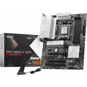 Resim Msı Pro B850-p Wıfı Anakart, Atx - Amd Ryzen 9000/8000 / 7000 İşlemcileri, Am5 - Ddr5 Bellek Arttırmayı 8200+ Mt/s Oc , Pcıe 5.0 X16 Ve 4.0 X16, M.2 Gen5, Wi-fi 7, 5g Lan'ı Destekler 