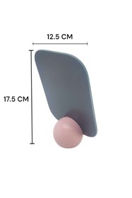 Resim Yuvarlak Top Ayaklı Dikdörtgen Makyaj Aynası 12.5CM x 17.5CM SHN-1034 
