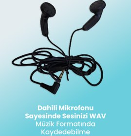 Resim Goldsmart Mp3-224 Mavi 8gb Ses Kayıt Özellikli Digital Mp3 Player 